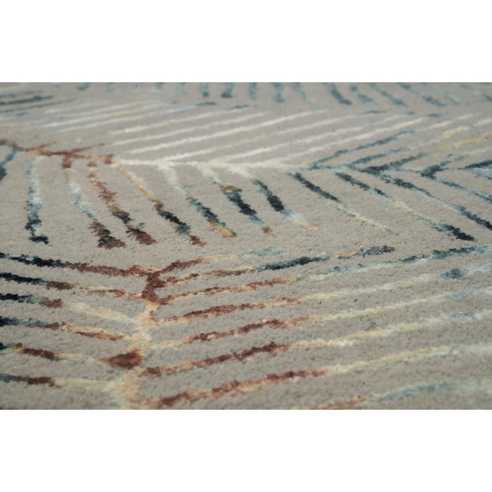 Kilimas PALMS GRAY (Rankų darbo kolekcija)